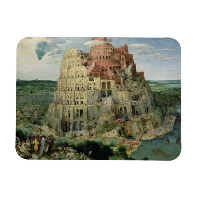 Imán Torre de Babel, 1563 (aceite en panel) (Horizontal)