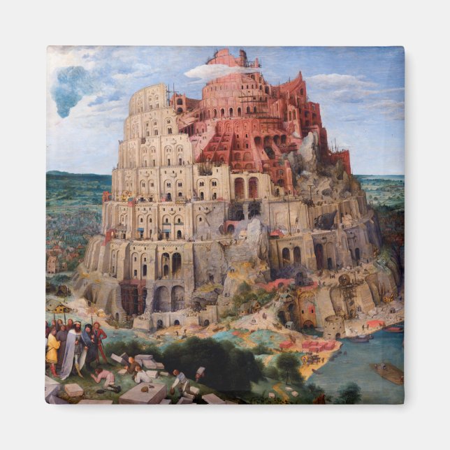 Imán Torre de Babel, Pieter Bruegel el mayor, 1563 (Frente)