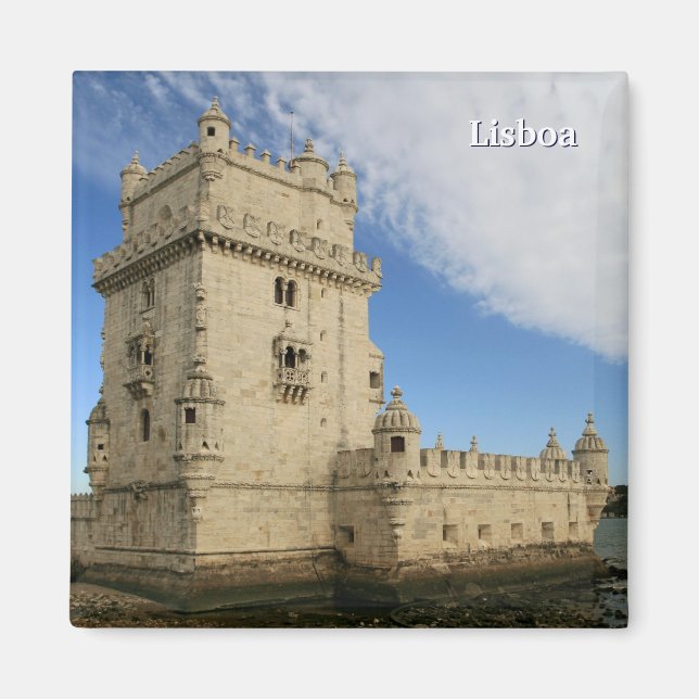 Imán "Torre de Belem, Lisboa" (Frente)