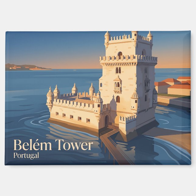 Imán Torre de Belém Portugal (Anverso)
