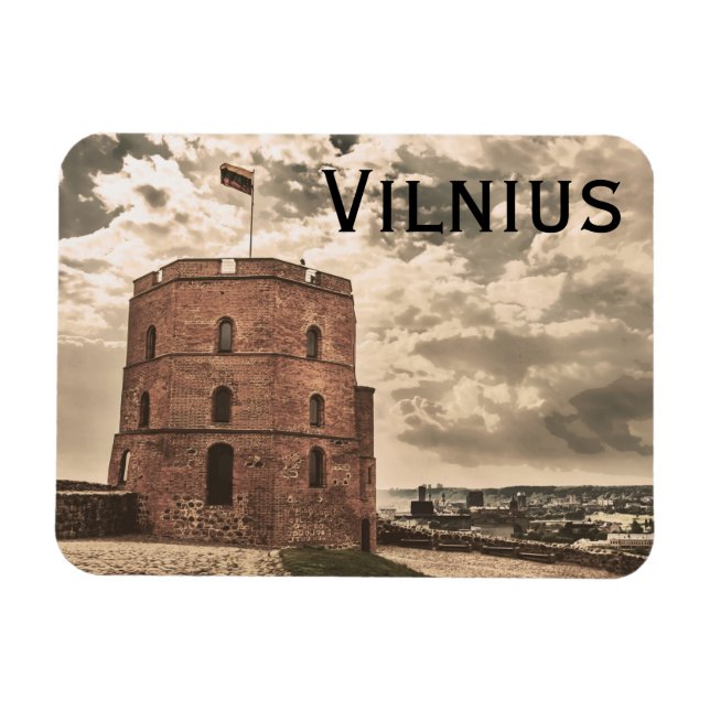 Imán Torre de Gediminas de Vilna (Horizontal)