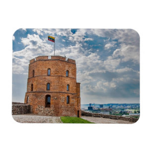 Imán Torre de Gediminas en Vilnius, Lituania