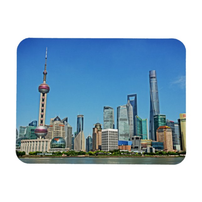 Imán Torre de la Perla Oriental - Shanghai, China - Mag (Horizontal)