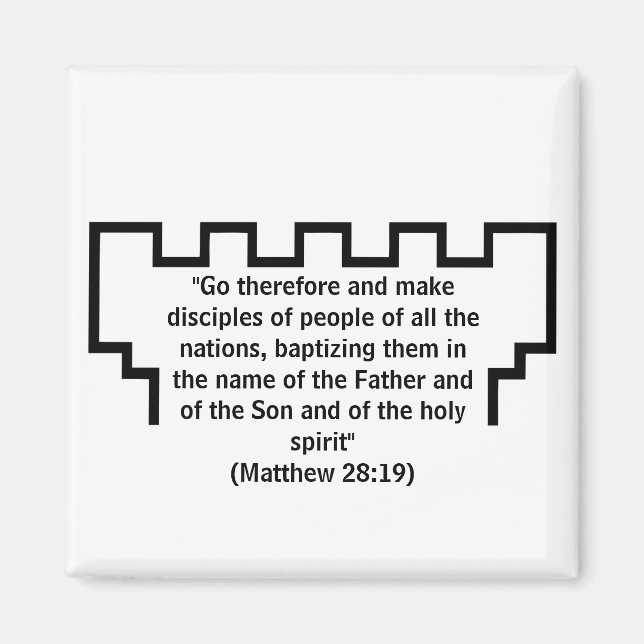 Imán Torre de observación de los testigos de Jehová Mat (Frente)