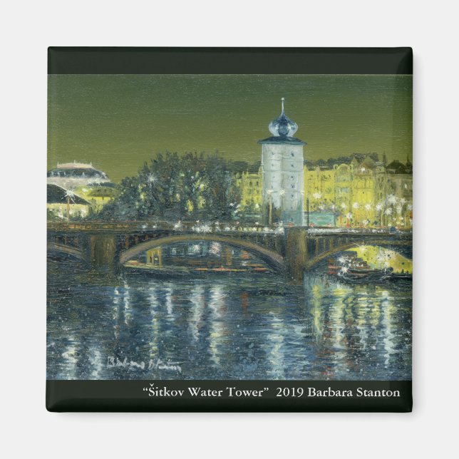 Imán "Torre del Agua Šitkov" (Frente)