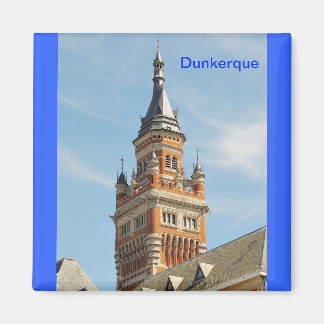 Imán torre del Ayuntamiento de Dunkerque (Frente)