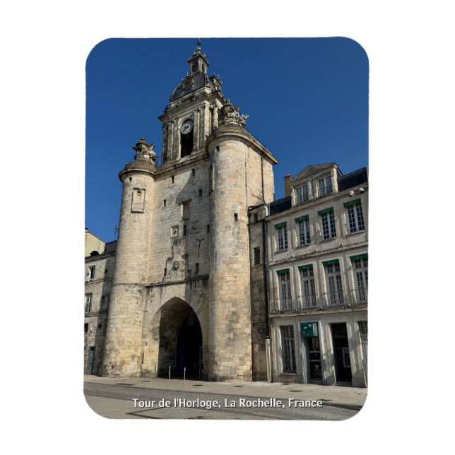 Imán Torre del Reloj, La Rochelle, Francia (Vertical)