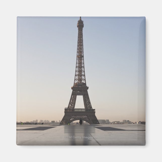 Imán Torre Eiffel al atardecer, París, Ile-de-France, (Frente)