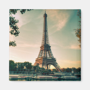 Imán Torre Eiffel arrojar almohada
