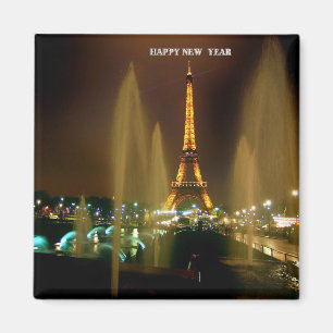 IMÁN TORRE EIFFEL EN LA NOCHE