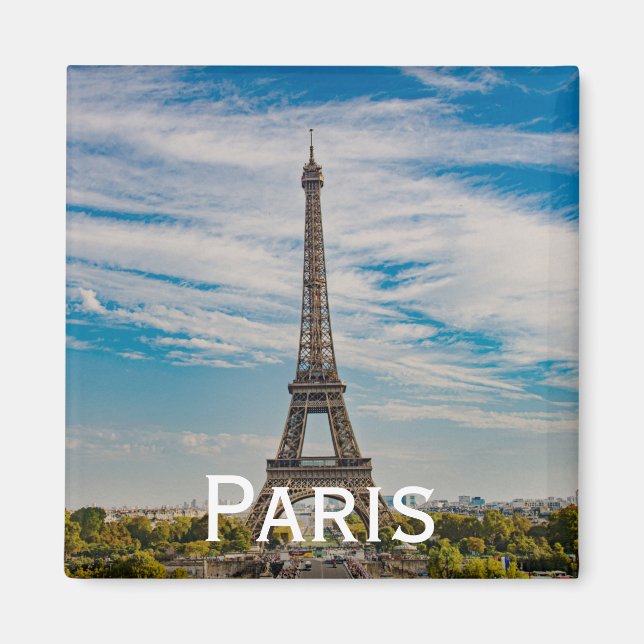 Imán Torre Eiffel en París (Frente)