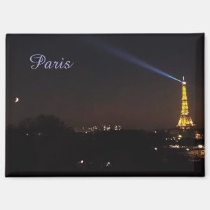 Imán Torre Eiffel en París de Noche