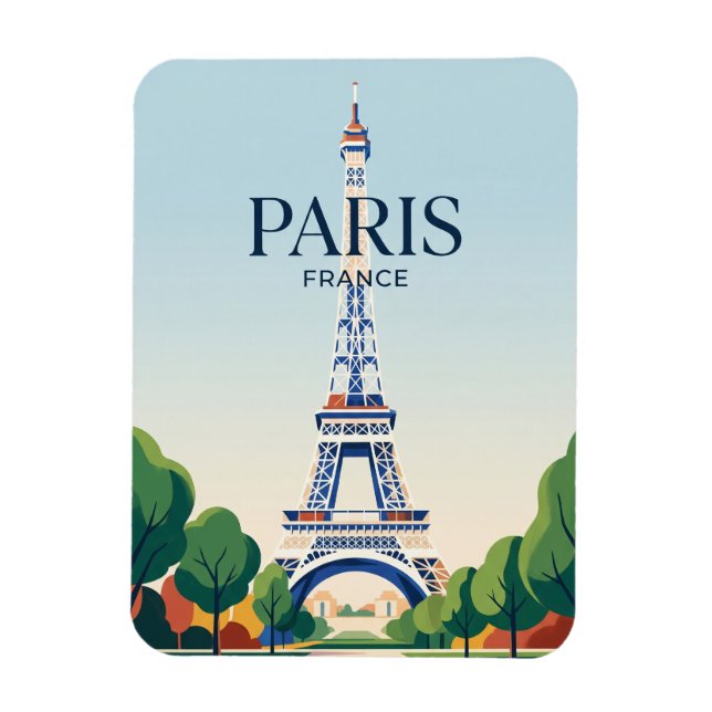 Imán Torre Eiffel Francia (Vertical)