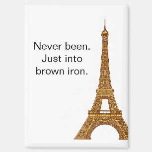 Imán Torre Eiffel irreverente París Viaje Nevera