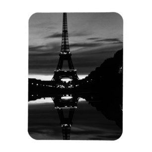 Imán Torre Eiffel París Francia vintage reflexión 1970