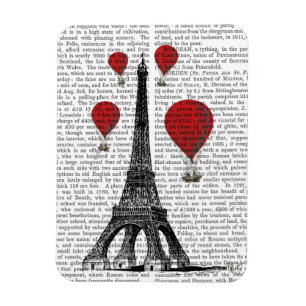 Imán Torre Eiffel y globos de aire rojo