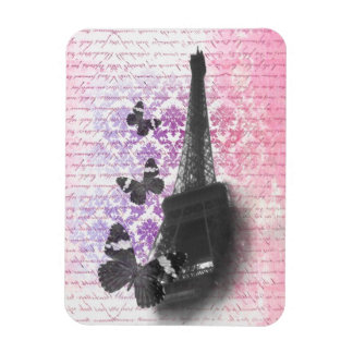 Imán Torre Eiffel y mariposas