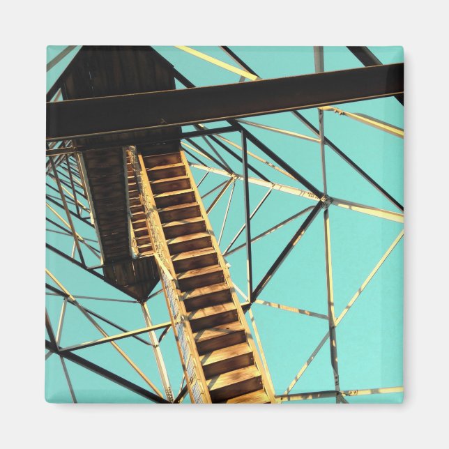 Imán torre en resortes eureka (Frente)