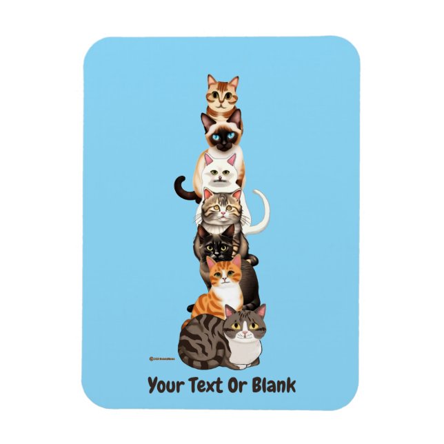 Imán Torre felina del pilar del gato (Vertical)