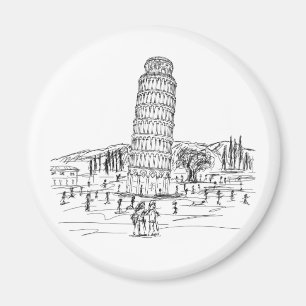 Imán torre inclinada de Pisa