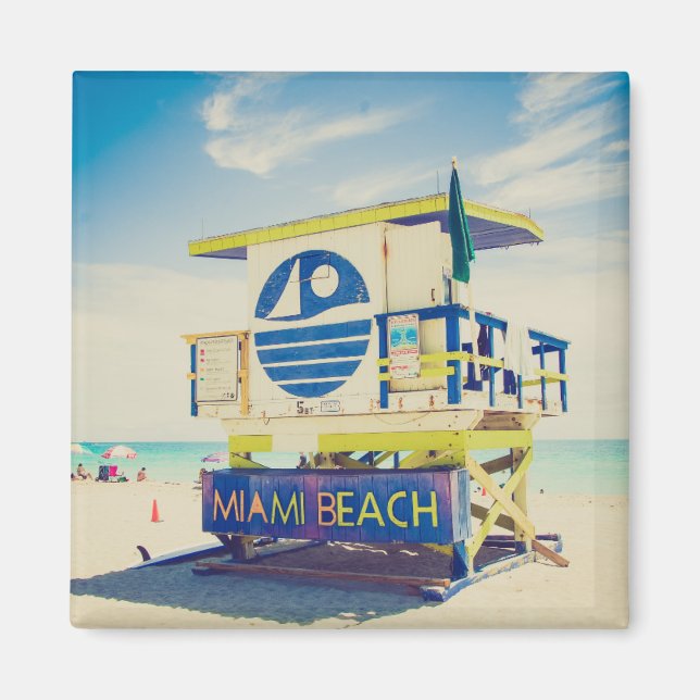 Imán Torre Lifeguard | South Beach, Miami, Fl (Frente)