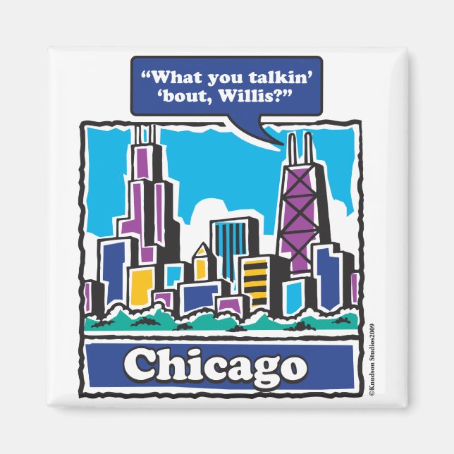 Imán Torre Willis Tower/Sears (Frente)