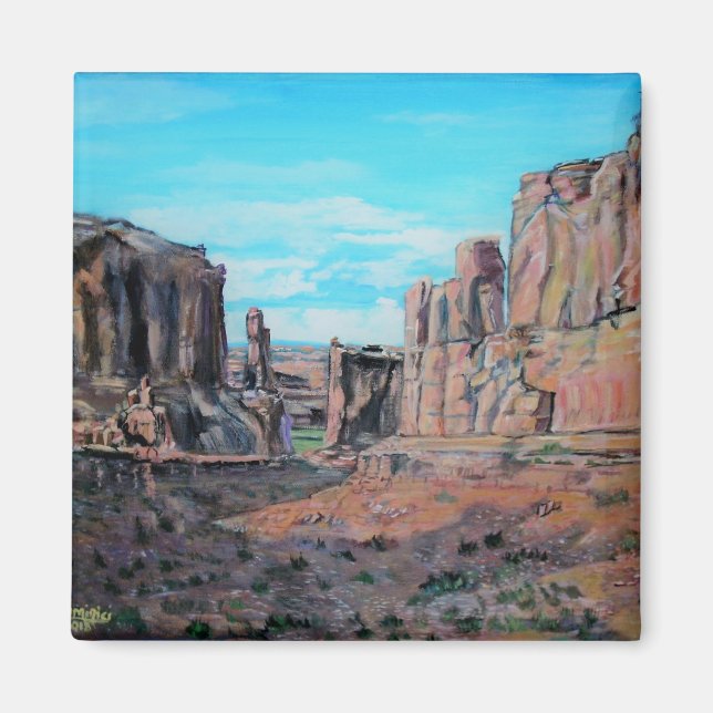 Imán Torres de corte - Magnet (Frente)