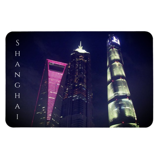 Imán torres de shanghai pudong (Horizontal)