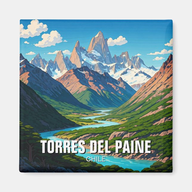 Imán Torres Del Paine Chile (Frente)