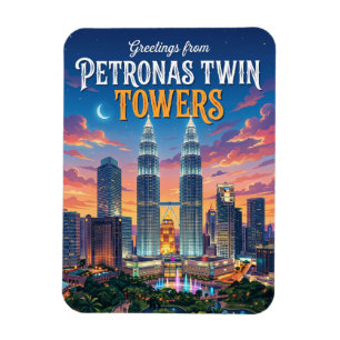Imán Torres Gemelas Petronas Malasia