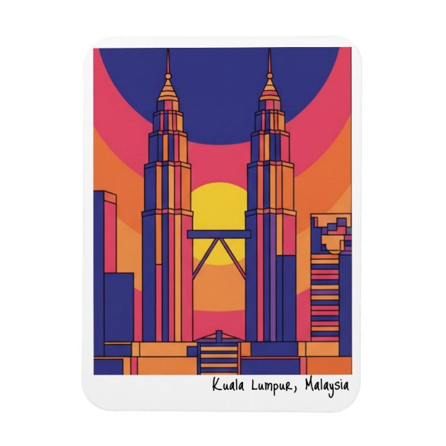 Imán Torres Petronas gemelas de Kuala Lumpur (Vertical)