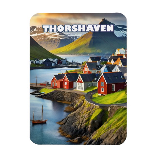 Imán Tórshavn, capitale nichée dans les fjords (Vertical)