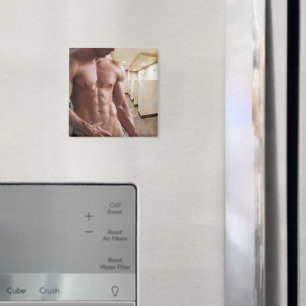 Imán Torso de hombre musculoso sin camiseta de Slippery