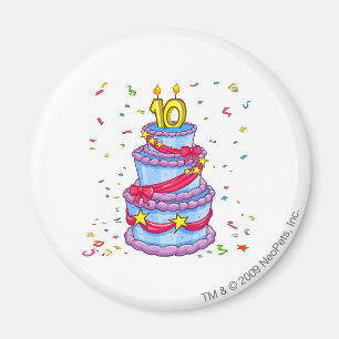 Imán Torta de cumpleaños
