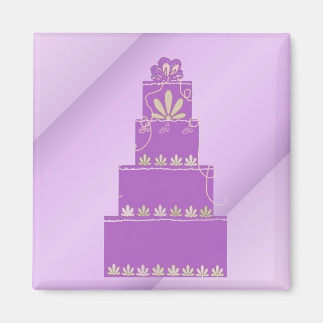 Imán Torta de diseñador (Frente)