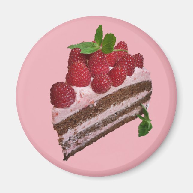 Imán Torta de frambuesa (Frente)