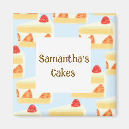 Imán Torta de fresa