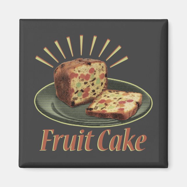 Imán Torta De Frutas Torta De Frutas (Frente)