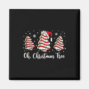 Imán Tortas de árbol de Navidad divertidas Debbie Becky