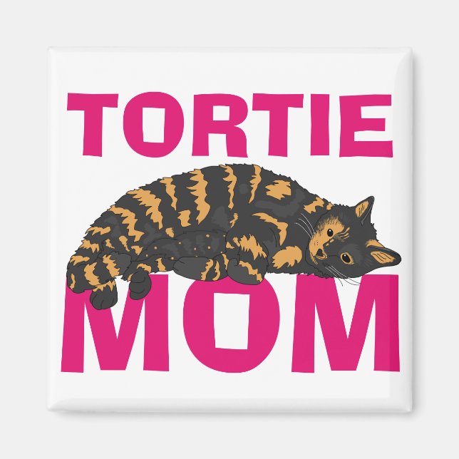 IMÁN TORTIE CAT MOM MAGNET (Frente)
