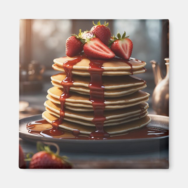 Imán Tortitas con Fresas (Frente)
