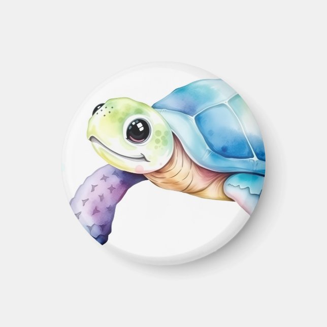 Imán Tortuga Adorable (Frente)