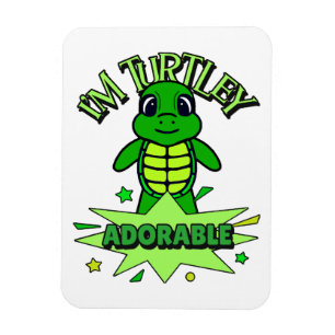 Imán Tortuga Adorable Cita Divertida Totalmente Adorabl