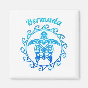 Imán Tortuga azul oceánica Bermuda