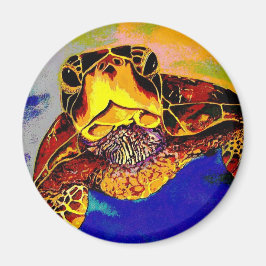 Imán ¡Tortuga en tu cara!