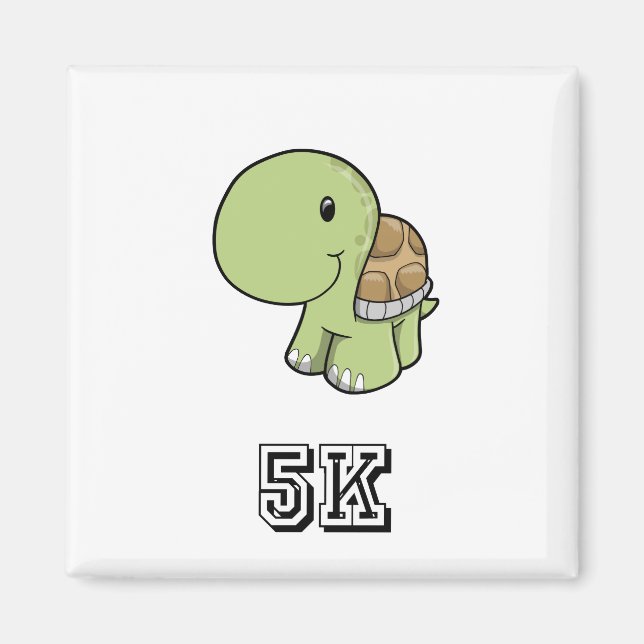 Imán Tortuga feliz 5K (Frente)