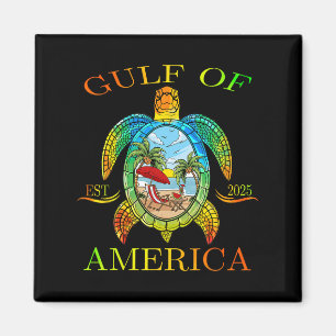 Imán Tortuga Graciosa Del Golfo De Estados Unidos Este