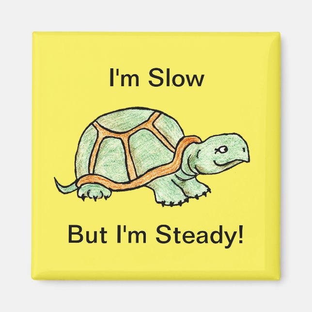 Imán Tortuga lenta pero estable (Frente)