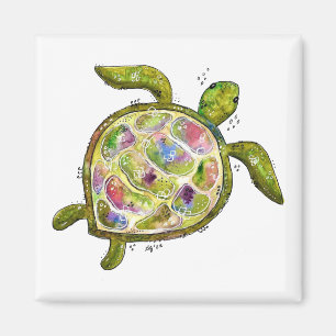 Imán Tortuga marina chiflada