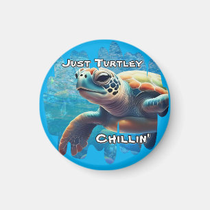 Imán Tortuga marina de Turtley Chillin intensifica su c